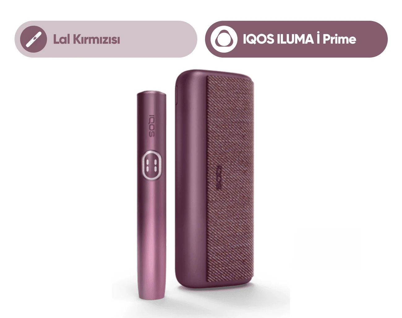 IQOS ILUMA i PRIME Lal Kırmızısı